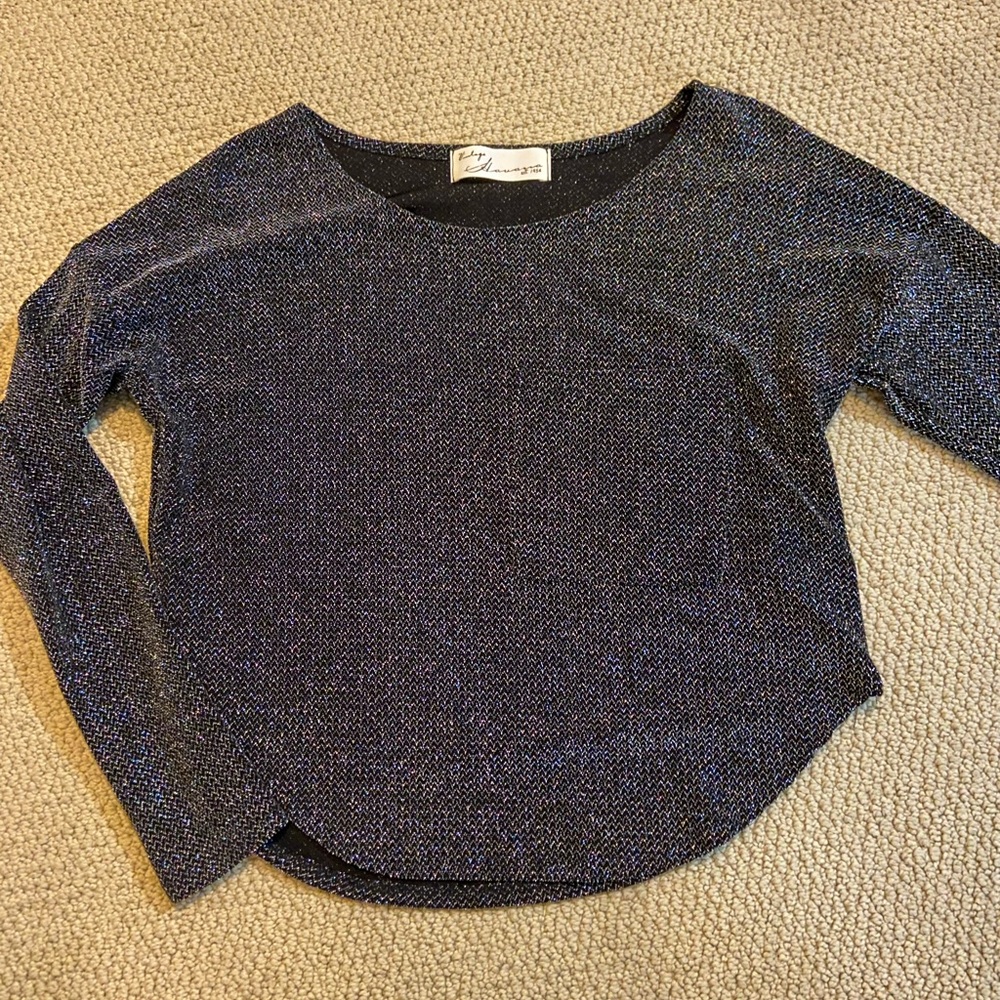 Vintage Havana long sleeve sparkly top